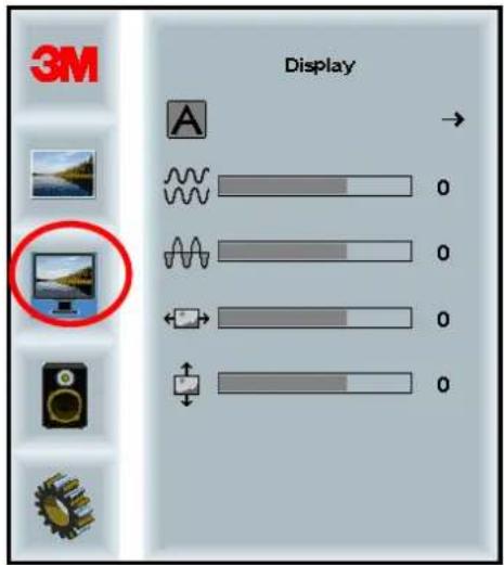 3M C6587PW - Menu Display (wyświetlanie) - 1