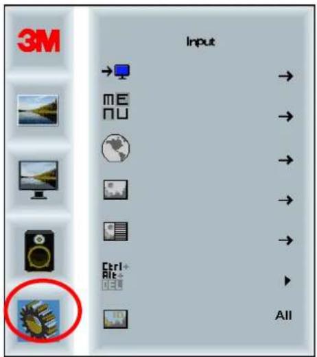 3M C6587PW - Menu Sistema - 1
