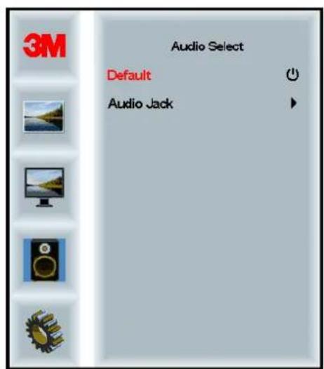 3M Audio Select Default Audio Jack