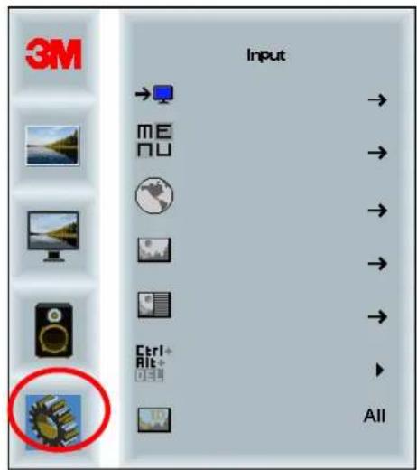 3M C6587PW - Sistemski meni - 1