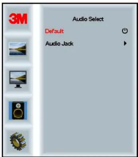 3M Audio Select Default Audio Jack