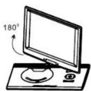 SALORA DVP1400 - Tourner l'écran LCD - 2