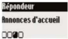 BELGACOM Twist 505 trio - Pour enregistrer uneannounce d'accueil - 1