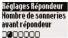 BELGACOM Twist 505 trio - Régler le début de réponse - 1