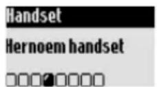 BELGACOM Twist 505 trio - Handset hernoemen - 1