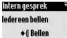 BELGACOM Twist 505 trio - Intern gesprek of ruimtebewaking activeren - 1
