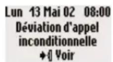 BELGACOM Twist 505 trio - Exemple de service : La déviation d'appoint inconditionnelle - 2
