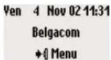 BELGACOM Twist 505 trio - L'écran en mode veille - 1