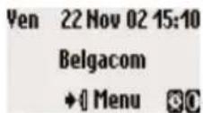 BELGACOM Twist 505 trio - L'écran en mode veille - 3