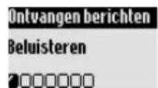 BELGACOM Twist 505 trio - Een neue memo beluisteren via de handset - 1