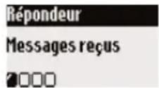 BELGACOM Twist 505 trio - Pour écouter les nouveaux messages depuis le combiné L'écran indique les événements. Il y a un nouveau message (1) - 2