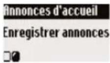 BELGACOM Twist 505 trio - Pour enregistrer uneannounce d'accueil - 2