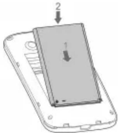 ZTE KIS Lite - Installation de la batterie - 1