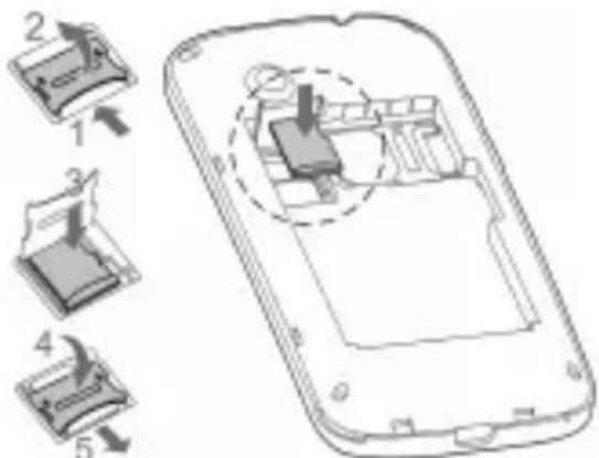 ZTE KIS Lite - Installation de la carte microSD - 1