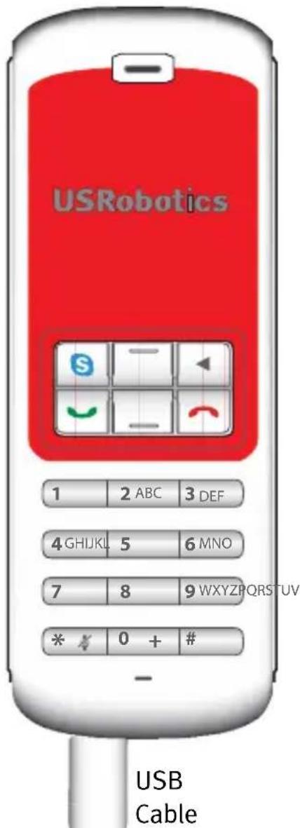 US ROBOTICS USB Internet Mini Phone 9602 - Phone Features - 1