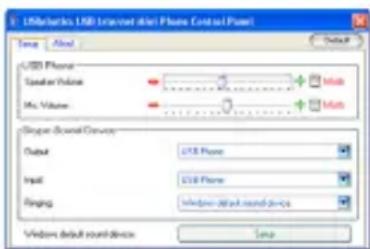 US ROBOTICS USB Internet Mini Phone 9602 - Ustawenia Internet Mini Phone - 1