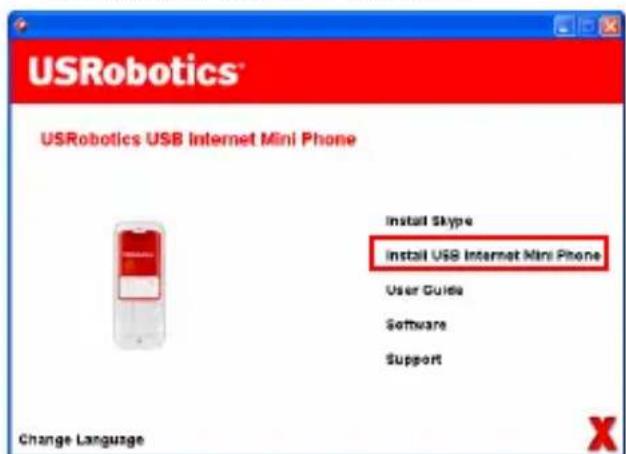 US ROBOTICS USB Internet Mini Phone 9602 - Zainstaluj oprogramowanie USRobotics USB Internet Mini Phone - 1