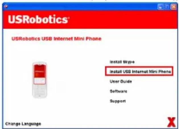 US ROBOTICS USB Internet Mini Phone 9602 - EykataoTnTo To loyioKo USRobotics USB Internet Mini Phone - 1