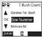 SAGEM D80V2 - Telefonbuch teilweise oder ganz an ein anderes Mobilteil übertragen - 1