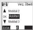 SAGEM D80V2 - Telefonbuch teilweise oder ganz an ein anderes Mobilteil übertragen - 2
