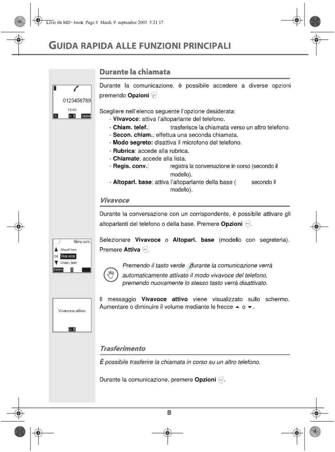 SAGEM D80V2 - Sostituzione delle batterie - 5