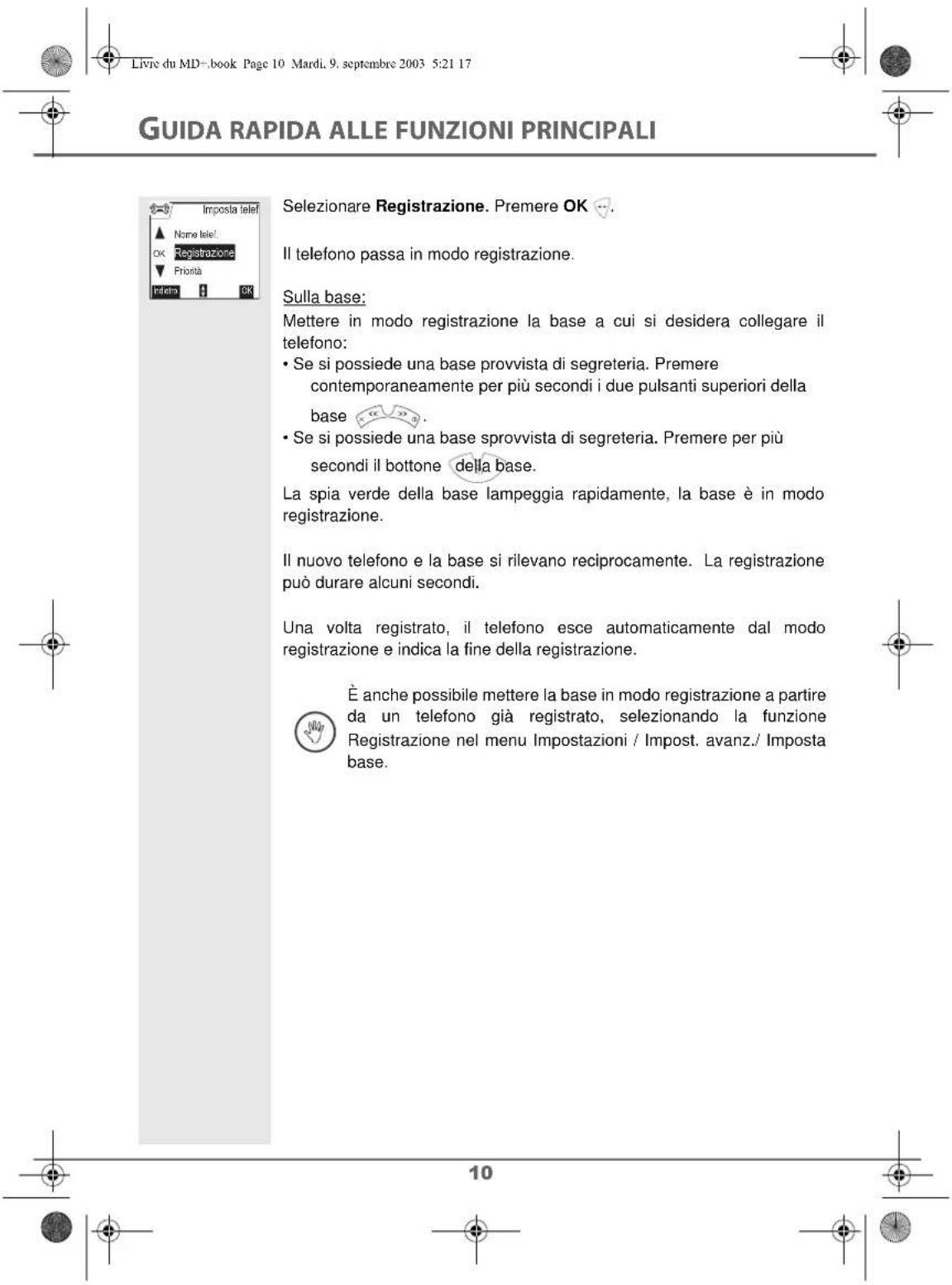 SAGEM D80V2 - Sostituzione delle batterie - 7