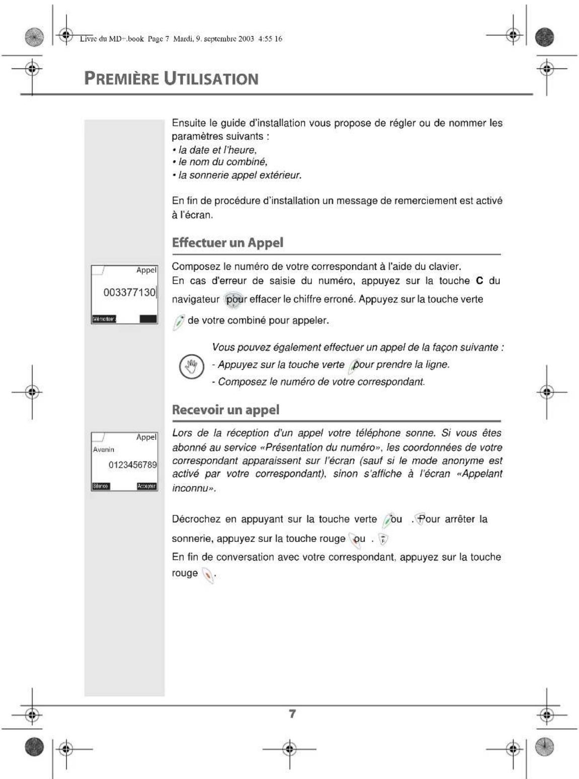 SAGEM D80V2 - Changement des batteries - 4