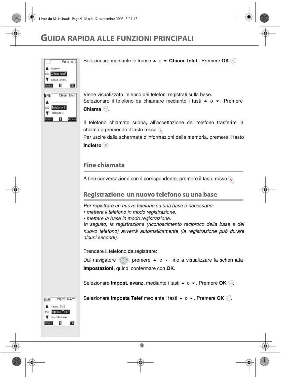 SAGEM D80V2 - Sostituzione delle batterie - 6