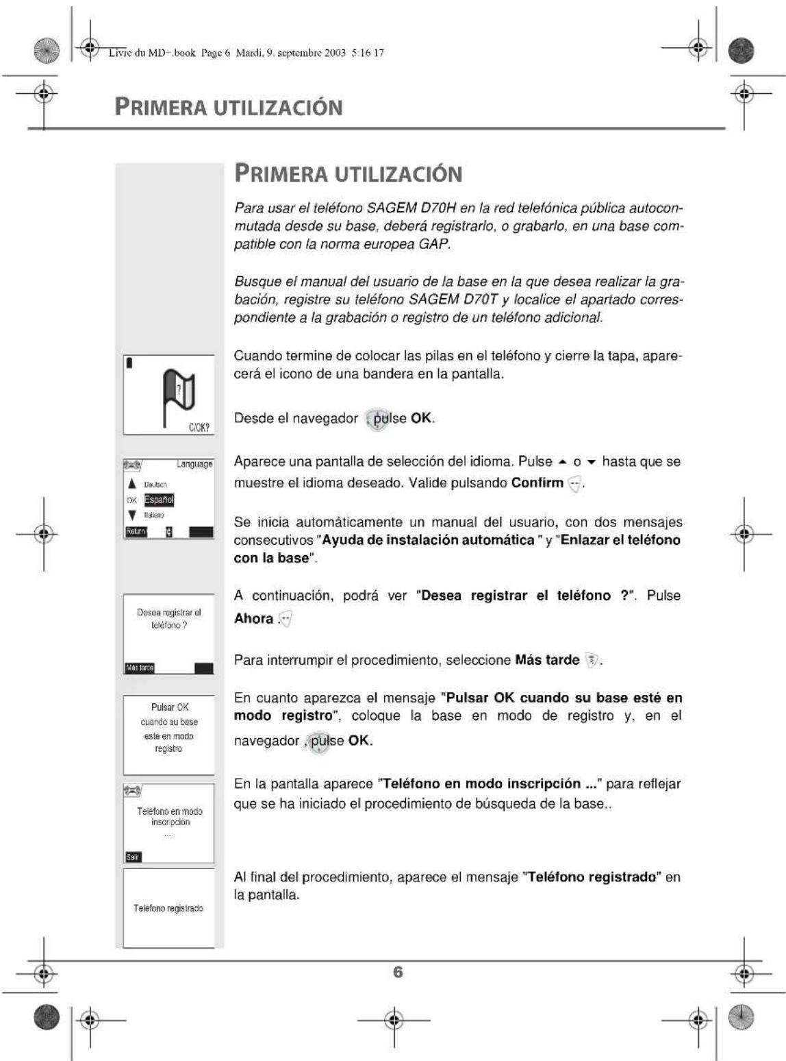 SAGEM D80V2 - Sustitución de las baterias - 10