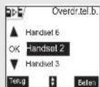 SAGEM D80V2 - Het adresboek deels of geheel overbrennen\ aar een andere handset - 3