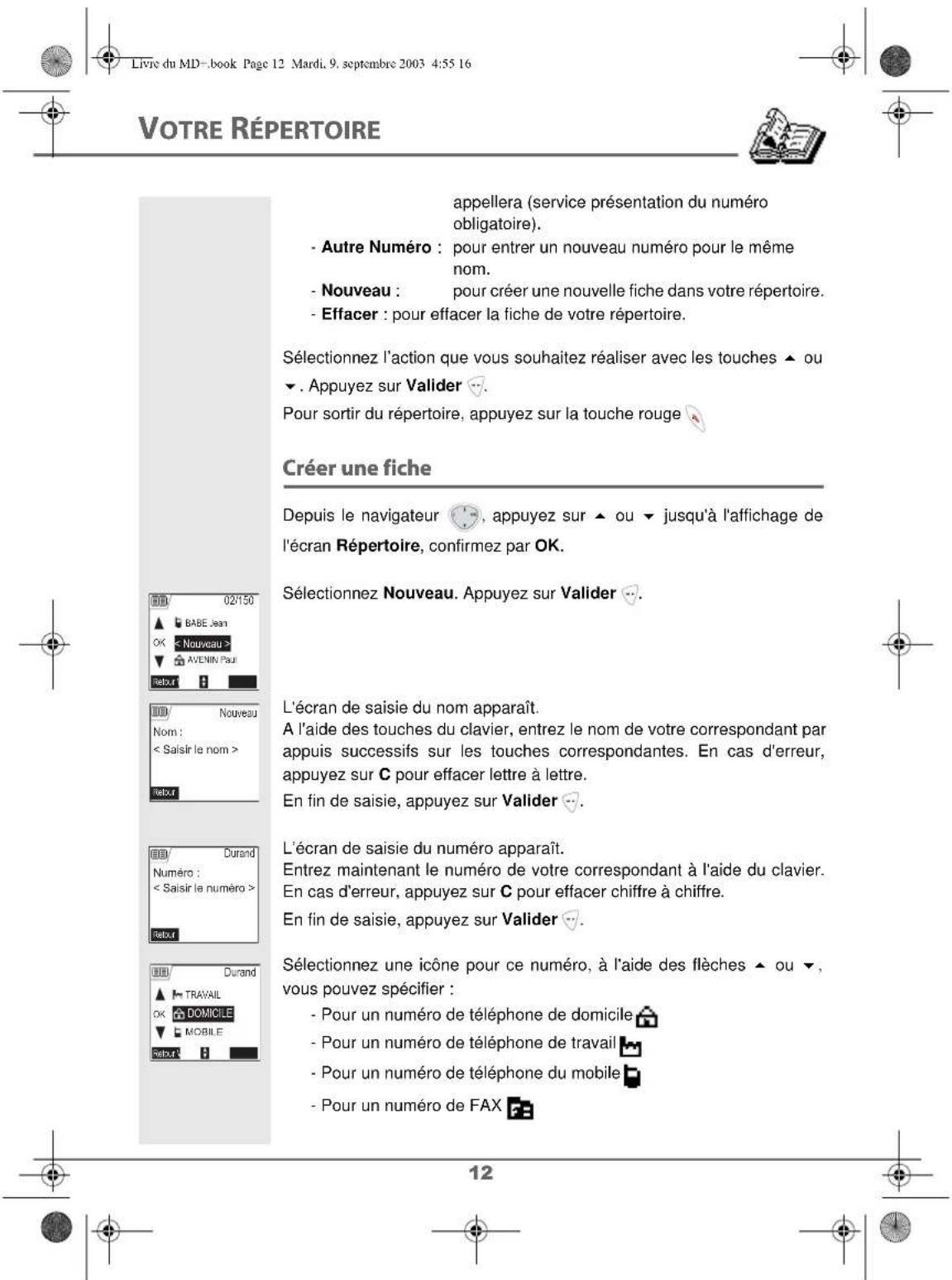 SAGEM D80V2 - Changement des batteries - 9