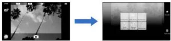 SHARP Aquos SH80F - Interface utilisateur TapFlow - 1