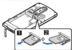 SHARP Aquos SH80F - Retrait du bloc de piles - 2