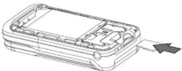 SAGEM MY401C - Insertion de la carte mémoire - 1