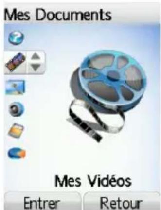 Mes Documents Mes Vidéos Entrer Retour