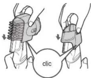 PANASONIC GD50 - Colocacion del accesorio - 1