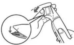 PANASONIC GD50 - Vyberanie Čepele - 1