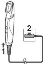 PANASONIC GD50 - Aufladen des Trimmers - 1