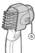 PANASONIC GD50 - Turn the dial and adjust the trimming height indication mark (a) to the desired height. - 1