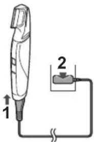 PANASONIC GD50 - Charging the trimmer - 1