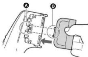 PANASONIC GD50 - Befestigen der Klinge - 1