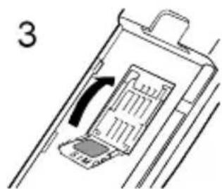 PANASONIC EBG450 - Installation de la carte SIM - 3