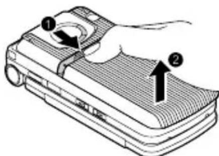 PANASONIC EBSA6 - Retrait de la batterie - 1