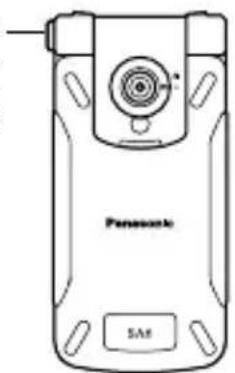 PANASONIC EBSA6 - Ouverture/fermeture du téléphone - 1