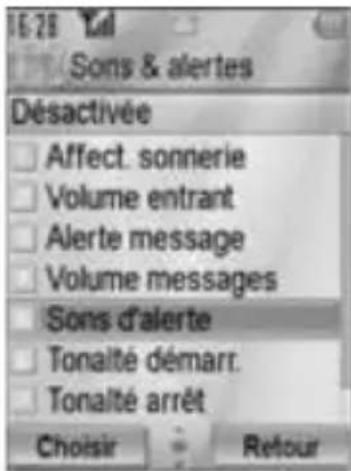 PANASONIC EBSA6 - Réglages actuels - 1
