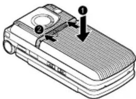 PANASONIC EBSA6 - Insertion de la batterie - 2