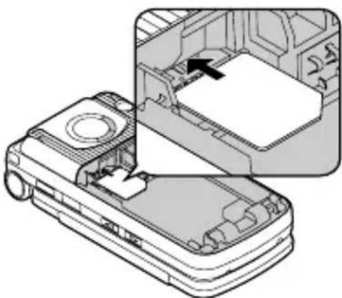 PANASONIC EBSA6 - Insertion de la carte SIM - 1