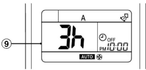 TOSHIBA RAVSM802KRTE - ⑨SLEEP TIMER-Anzeige - 2