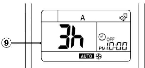 TOSHIBA RAVSM802KRTE - ⑨SLEEP TIMER display - 2