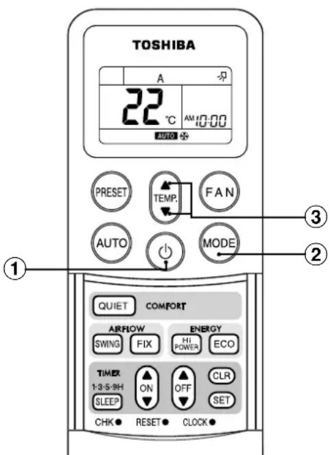 TOSHIBA RAVSM802KRTE - START/STOP knop - 1